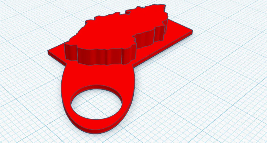 Móc khóa bản đồ Cộng hòa Séc (Czech map keychain) - Image 4