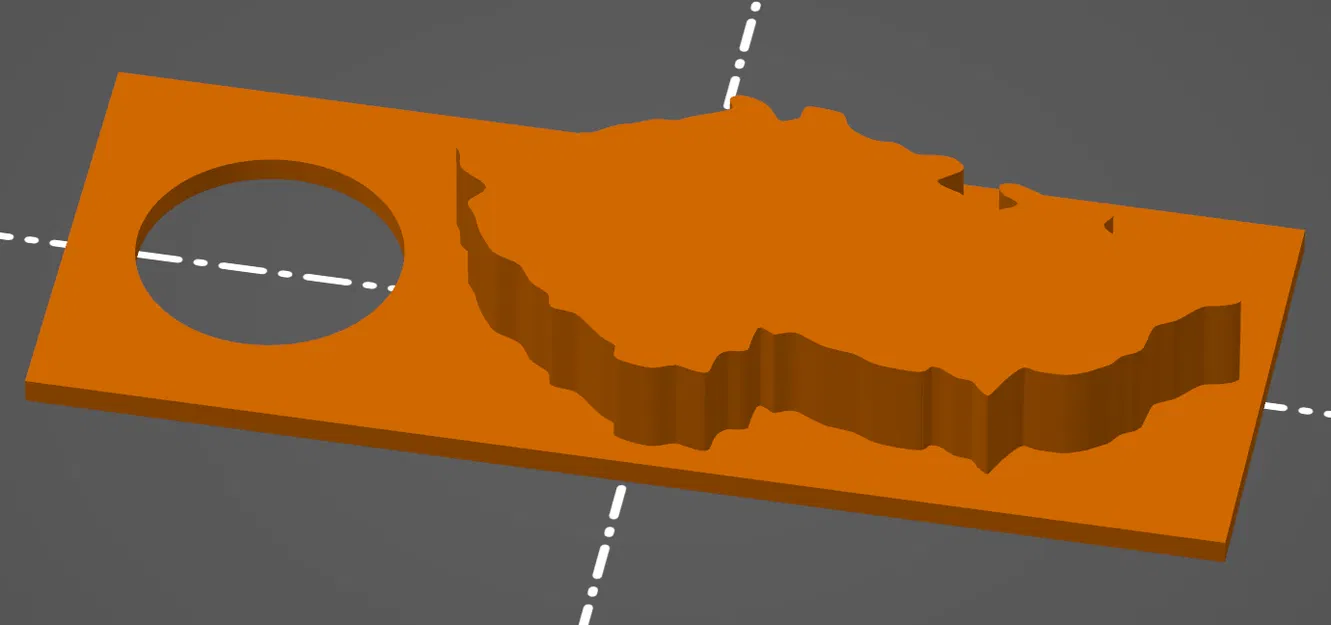 Móc khóa bản đồ Czech V2 - Image 1