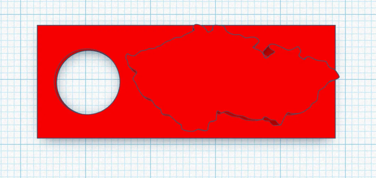 Móc khóa bản đồ Czech V2 - Image 3