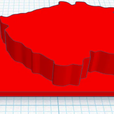 Móc khóa bản đồ Czech V2