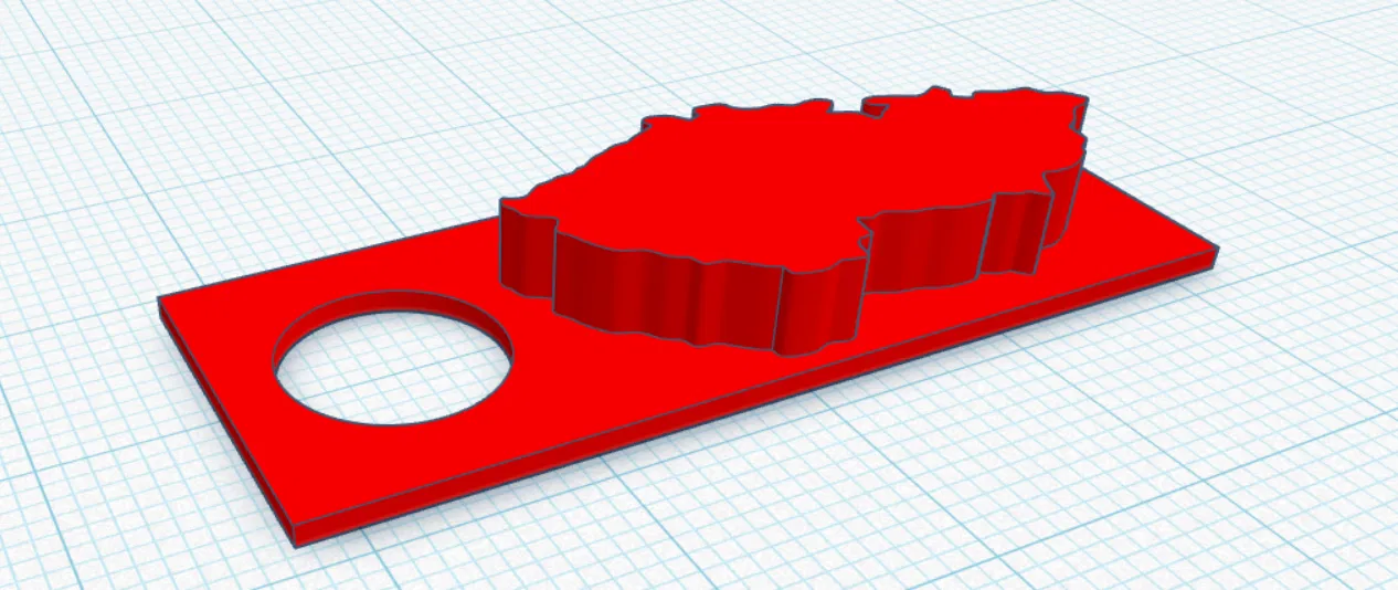 Móc khóa bản đồ Czech V2 - Image 5