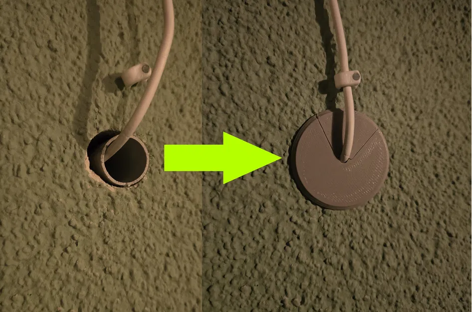 Nắp chụp ống điện 20mm có dây (Abschlusskappe Elektroinstallationsrohr 20mm) - Image 1