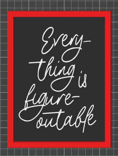 Bảng hiệu “Everything is Figure-outable” - Image 1