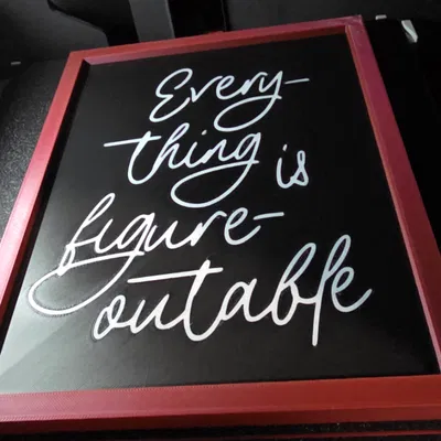 Bảng hiệu “Everything is Figure-outable”