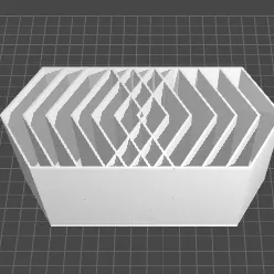 Khay tổ chức bàn làm việc (lục giác)