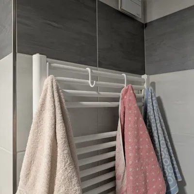 Móc treo cho radiátor phòng tắm (dạng thang) – bathroom radiator hook