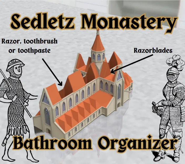 Kệ sắp xếp bồn rửa phòng tắm Tu viện Sedletz KCD (Replica) - Image 1