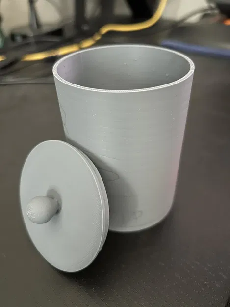 Hũ nhỏ hình trụ có nắp - Image 1