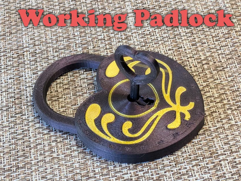 The Heart Lock: Ổ khóa trái tim chức năng in 3D - Image 1