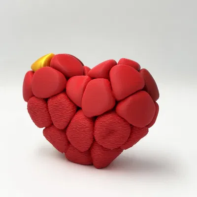 Bubble Heart – Trái Tim Bubble Tách Đôi Gắn Nam Châm