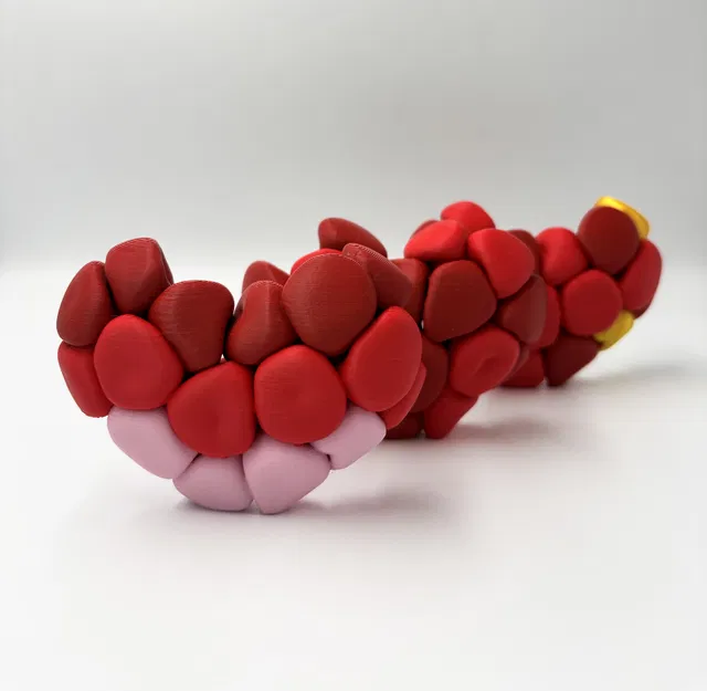 Bubble Heart – Trái Tim Bubble Tách Đôi Gắn Nam Châm - Image 12