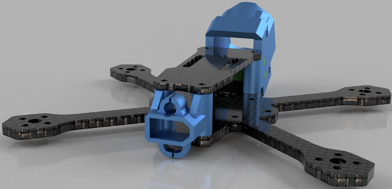 Kayoumini 2.5 XT30, ngàm giữ anten DJI O4 và holder ELRS - Image 1