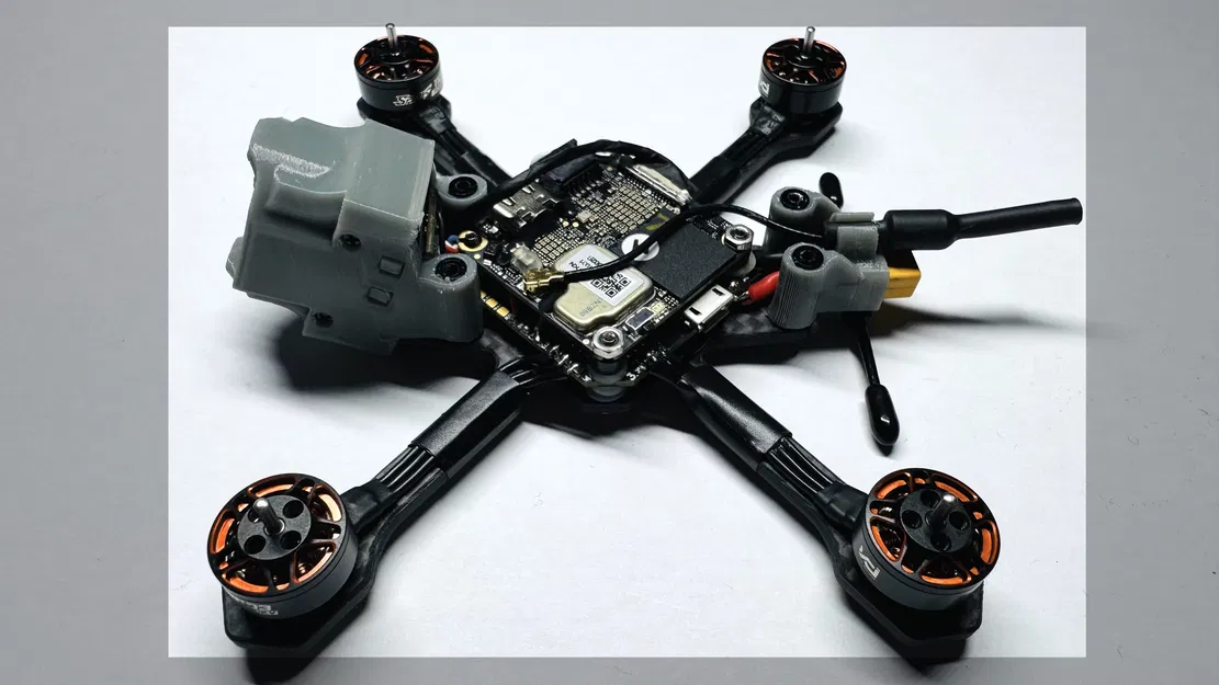 Kayoumini 2.5 XT30, ngàm giữ anten DJI O4 và holder ELRS - Image 2