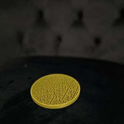 Miếng lót ly 3D hoa văn mê cung Tetris La Mã (Roman Tetris Maze Patterned 3d Coaster)