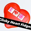 Clicky Heart Fidget "I love you" – Trái tim clicky tặng người thương - Thumbnail 1