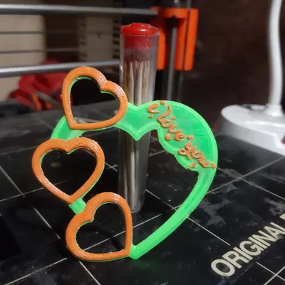 Khung Ảnh Valentine (Valentine Photo frame) In 3D