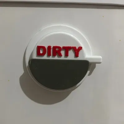 Bảng trạng thái máy rửa chén - Remix (nam châm 6x2 & khiên modular)