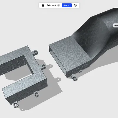 Bộ Hút Khói Coin Engraver – Hệ Vent Cửa Sổ 4” (In 3D)