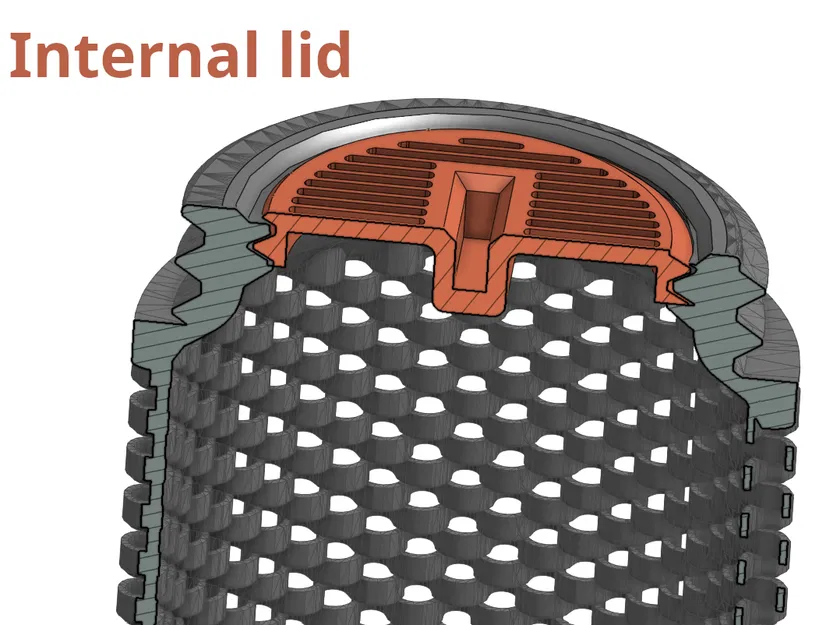 Hộp silica gel trong lòng spool có khoá cố định, tuỳ chọn hygrometer - Image 4