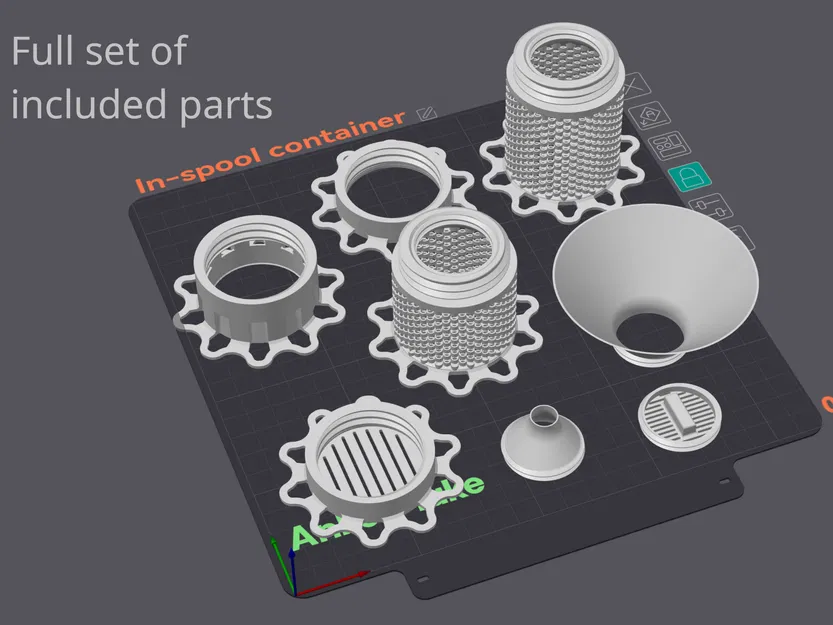 Hộp silica gel trong lòng spool có khoá cố định, tuỳ chọn hygrometer - Image 5