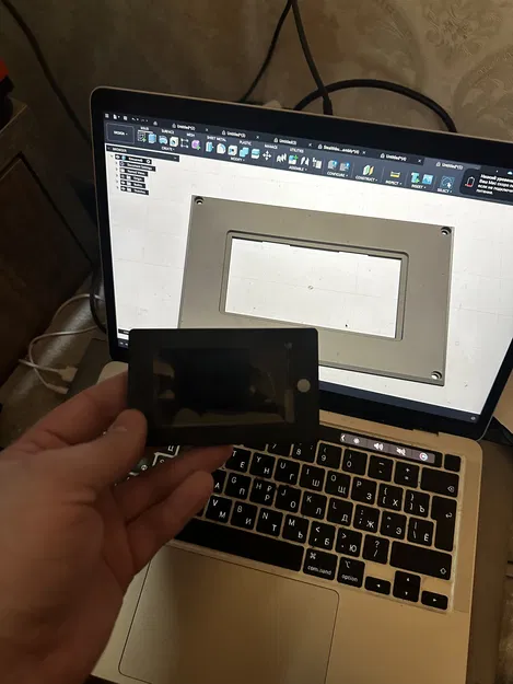 Khung adapter màn hình LCD JK BMS 3.2" sang 4.3" - Image 2