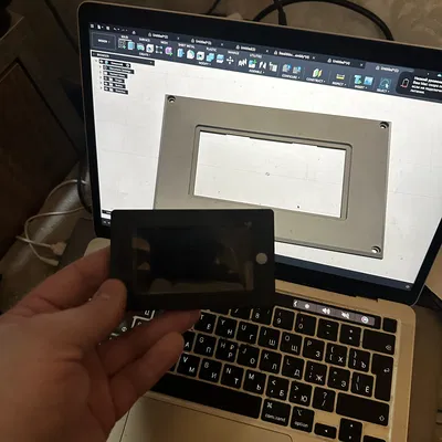 Khung adapter màn hình LCD JK BMS 3.2" sang 4.3"