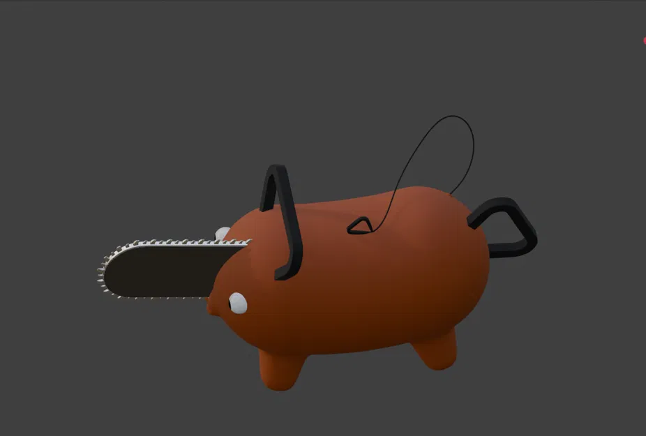 Pochita – Mẫu 3D chó cưa máy dễ thương - Image 2