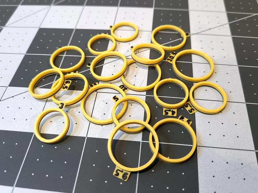 Bộ tạo size nhẫn tham số (Parametric ring sizer/generator) - Image 1