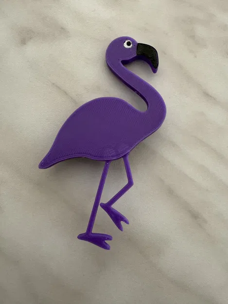 Ghim cài hồng hạc (Flamingo Anstecker / Flamingo pin) - Image 1