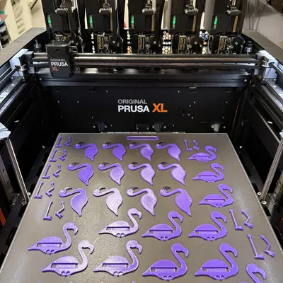 Ghim cài hồng hạc (Flamingo Anstecker / Flamingo pin)