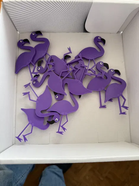 Ghim cài hồng hạc (Flamingo Anstecker / Flamingo pin) - Image 5