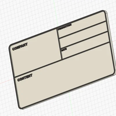 Tourlabel 150x80mm