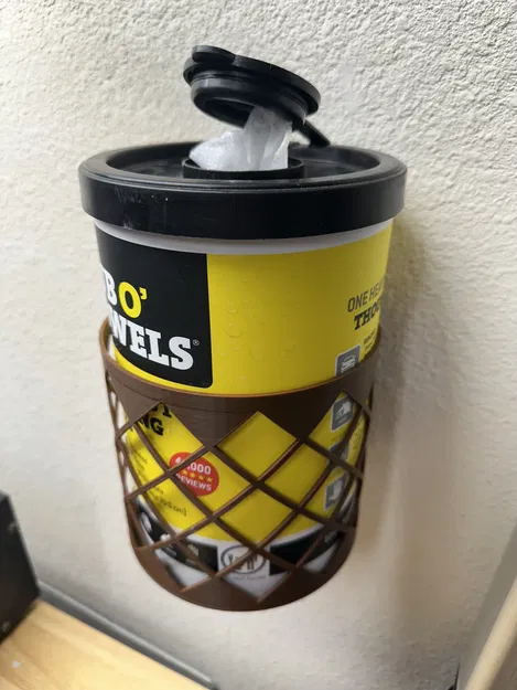 Giá treo hộp khăn lau vệ sinh (Cleaning Wipes Holder) - Image 1