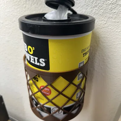 Giá treo hộp khăn lau vệ sinh (Cleaning Wipes Holder)