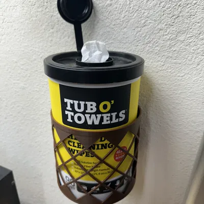 Giá treo hộp khăn lau vệ sinh (Cleaning Wipes Holder)