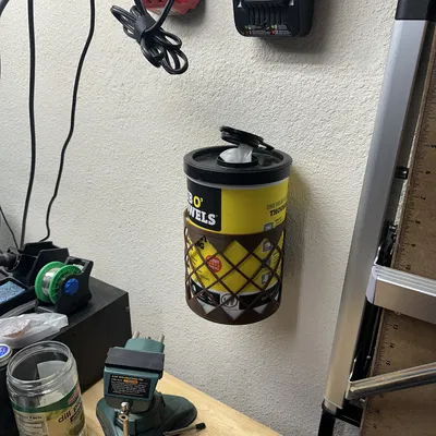 Giá treo hộp khăn lau vệ sinh (Cleaning Wipes Holder)