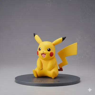 Mô hình 3D Pikachu (Pokémon)