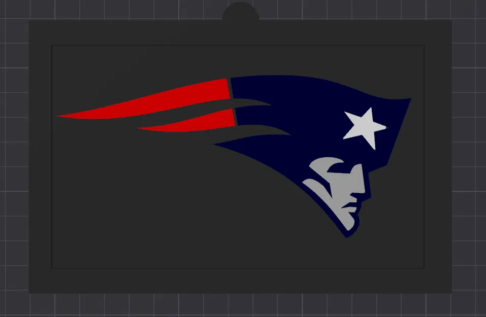 Khung Treo Tường New England Patriots (Wall Frame) - Image 1
