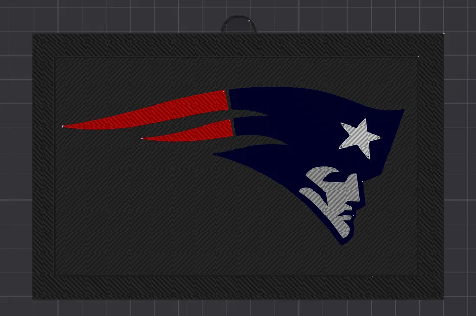 Khung Treo Tường New England Patriots (Wall Frame) - Image 2