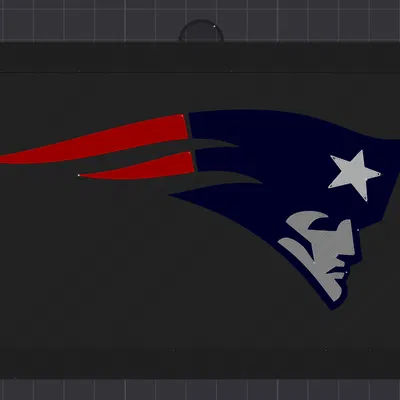 Khung Treo Tường New England Patriots (Wall Frame)