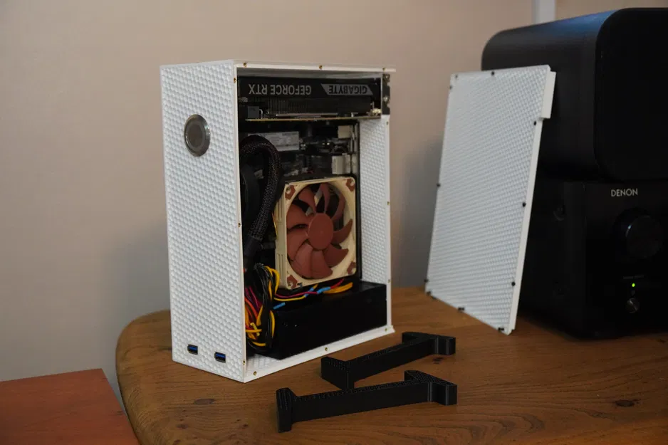 [TDM-01] Case PC 5L phong cách Portal: nguồn trong, GPU low profile - Image 7