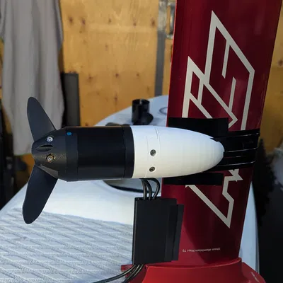 Ngàm motor 6384 cho Axis mast nhôm 19mm – Foil Assist/Drive (zip tie)