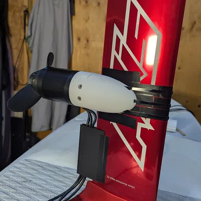 Ngàm motor 6384 cho Axis mast nhôm 19mm – Foil Assist/Drive (zip tie)