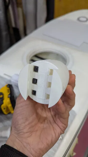 Ngàm motor 6384 cho Axis mast nhôm 19mm – Foil Assist/Drive (zip tie) - Image 5