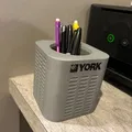 Giá cắm bút mô phỏng dàn nóng AC (HVAC) – AC condenser unit pen holder - Thumbnail 1
