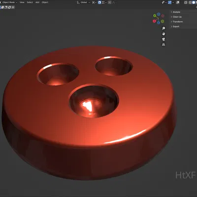 [Better Grip rmx] Khuôn ép burger patty 130mm (~200g/patty)