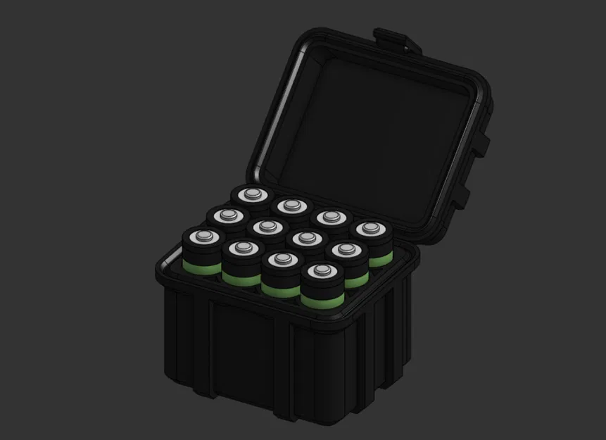 Hộp Rugged Đựng Pin AA (AA Battery Rugged Box) - Image 4