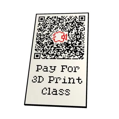 Mã QR quyên góp Noisebridge in 3D