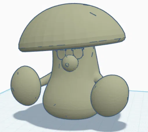 Amoonguss (Pokémon) - mẫu in 3D - Image 1