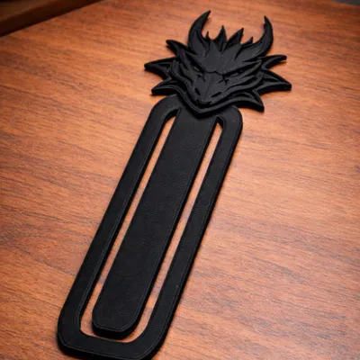 Bookmark rồng (nhìn thẳng mặt)